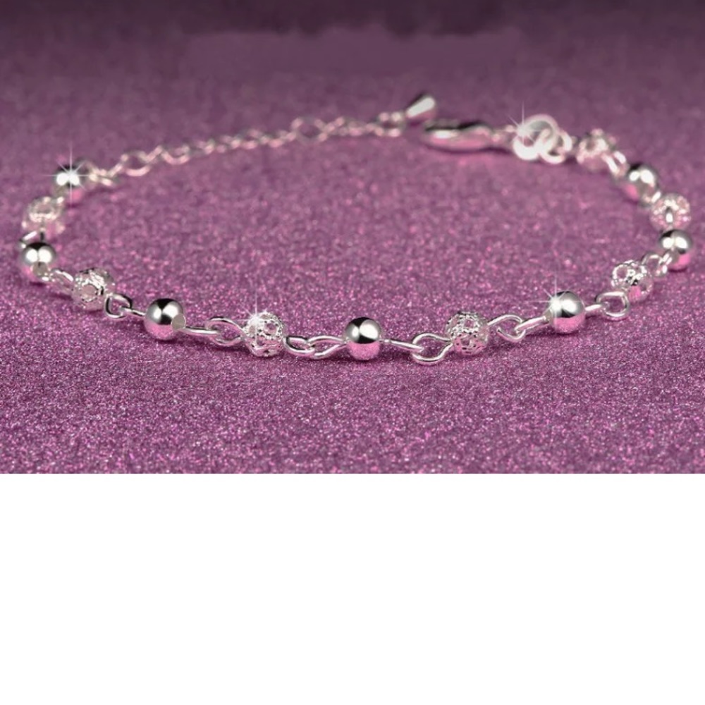 Sterling Silver 925 Bracelet PLUS SIZE or Anklet